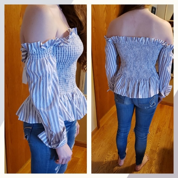 🆕️NWT hippie laundry sexy off shoulder top - Picture 7 of 8